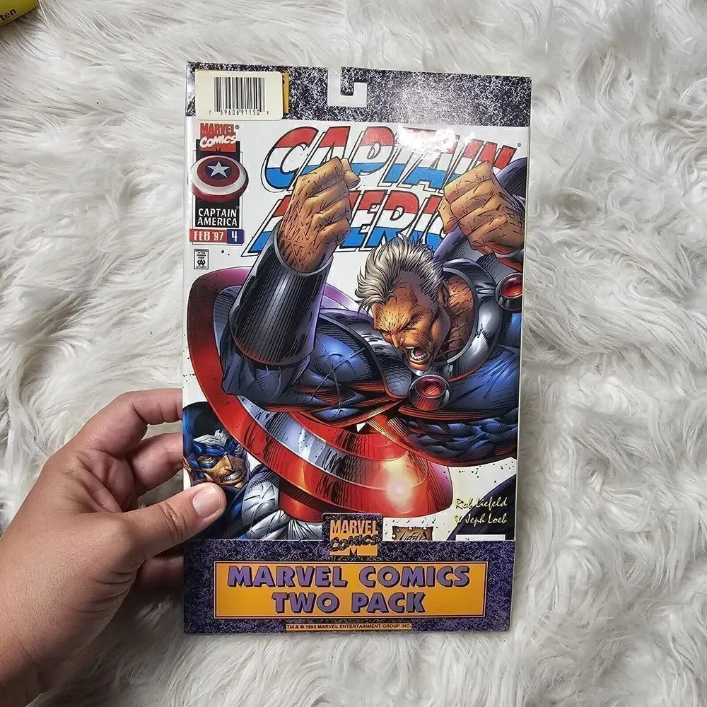 Lot Of 3 Comic 2 Packs Marvel With Trading Cards January 1997 Spider Man Captain